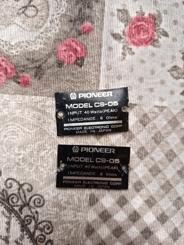 Pioneer targhette - pioneer, cs-05-targhette